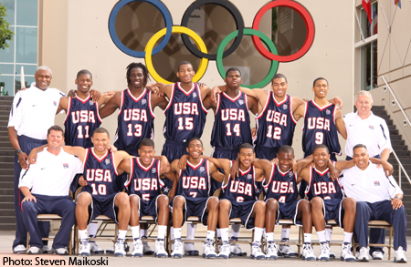 The celebrating is over, now it's all about gold for Randle and teammates